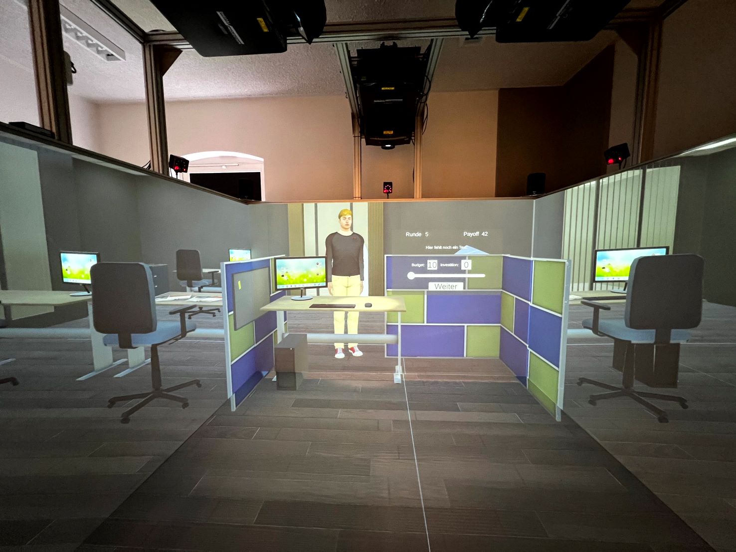 CAVE Virtual Reality Laboratory Setup at Brandenburg University of Technology